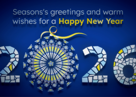 Season's Greetings and warm wishes for a Happy New Year