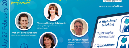 Visual announcement of ERN-EYE and Endo-ERN joint webinar on BPES.